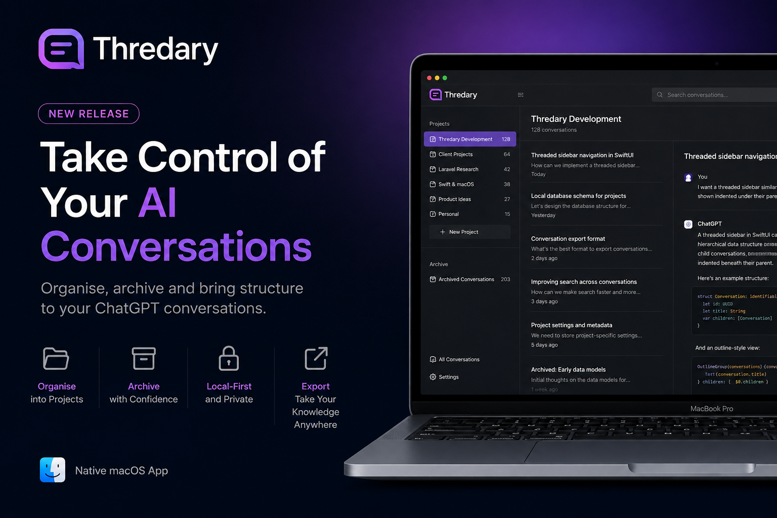 Thredary Application